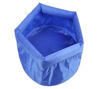 Healvian Foldable Water Bucket Blue Plastic Portable Outdoor Container