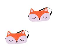 Healvian Fox Pattern Sleep Eye Mask Lightweight Cartoon Eye Cover for Complete Comfort for Travel and Relaxation Present for Family and Friends Blocks Light