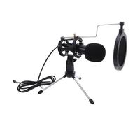 Healvian Gaming Microphone Aluminium Alloy Build 3.5mm with Noise Reduction Technology for PC and Computer for Conference Chat and Voiceover Recording