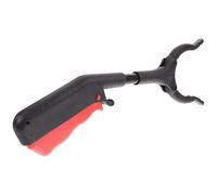 Healvian Garbage Clamp Trash Picker 28cm Iron Tube Lightweight Reaching Tool Portable Rubbish Grabber for Outdoor Sanitation and Home Cleanup