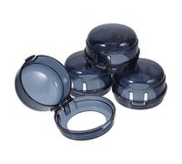 Healvian Gas Stove Knob Safety Covers 4pcs Plastic Protective Covers for Kitchen Gas Stove Knobs with Reliable Performance
