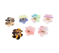 Healvian Girls' Hair Accessories 7pc Flower Hair Clips Claw Clips for Boys and Girls Easy to Wear Stylish