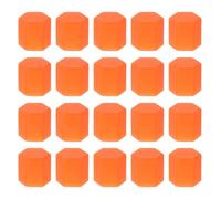 Healvian Glow-In-The-Dark Mini Wheel Nut Cap Replacement 15Mm Orange Silicone Tire Hub Nut Covers Set Anti-Rust Dustproof Vehicle Wheel Bolt Protection