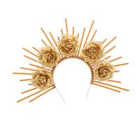 Healvian Goddess Headdress Flower Headband for Women Elegant Party Accessory Lightweight Design for Weddings and Themed Events for Photography and Cosplay
