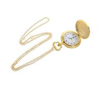 Healvian Gold Pocket Watch Chain for Men Retro Vintage Design Chinese Zodiac Animal Snake Engraved Pocket Watch