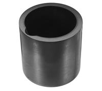 Healvian Graphite Crucible with Pouring Spout 210ml - High Purity Round Melting Crucible for Foundry, Metal Smelting, and Laboratory Refining of Gold Silver Copper
