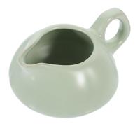 Healvian Gravy Boat Easy to Clean with Handle Large Capacity Ceramic Sauce Pitcher for Serving Sauces Elegant Minimalist Design for Dining Table Use