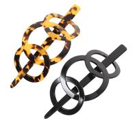Healvian Hair Claw Clips for New Year and Birthday Large 2pcs Vintage Sturdy Plastic Hair Clamps with High Hardness Styling Accessories for Women and Teen Girls