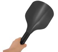 Healvian Hairdressing Black Plastic Hair Dye with Handle Splash Guard Protective Face Cover for Salon and Home Hair Colouring 11.65X6.10X2.48 Inch