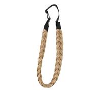 Healvian Hand-woven Hair Headband Knotted Twisted Braid Chunky Braid Headband for Women Stylish Retro Two-strand Hair Band