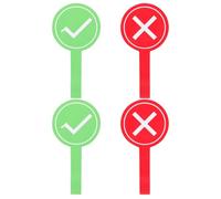 Healvian Handheld Answer Paddle 4Pcs Reusable Foam Voting Board for Classroom Teaching and Student Group Activities Portable Judging Tool