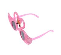 Healvian Hawaiian Themed Flamingo Party Glasses Novelty Sunglasses for Summer Beach Events Fun Accessory for Luau Pool Birthday and Graduation Celebrations