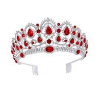 Healvian Headdress Crystal for Brides Elegant Wedding Hair Accessories Rhinestone Design for Engagements and Parties for Female Friends