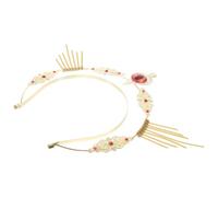 Healvian Headpiece Accessories with Comfortable Texture Gothic Crown Halloween Headband Lightweight Metal and Plastic for Women for Holiday and Halloween Party
