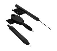 Healvian Hearing Aid Cleaning Kit 3pcs Set Cleaning Brush Vent Tube Brush Hearing Aid Supplies for Daily Maintenance and