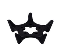 Healvian Heat Insulating Kettle Holder Decorative Rack Black Iron Star Shape Design Heat Insulation Easy to Clean Desktop Decoration Housewarming
