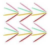 Healvian Heatless Spiral Perm Rods 18pcs Large Solid Plastic Wave Curlers Hair Curling Tools for Women Hairdressing Salon DIY Styling Kit 3 Packs