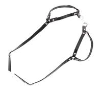 Healvian Heel Strap for Daily Use Replaceable Shoe Bands with Fixing Buckle High-grade Material Prevents High Heel Slipping Comfortable Non-slip Shoe Accessory in Mirror Black