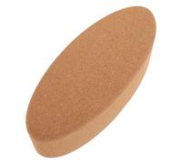Healvian High Density Cork Yoga Bricks Oval Blocks for Balance and Stretching Exercises in Pilates and Dance Sessions