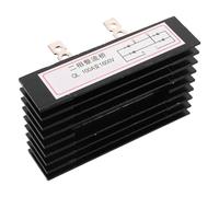 Healvian High Power 100a Full-wave Bridge Rectifier 1600v Heat Sink for Single-phase Generator and Battery Charging, Panel Mount Metal Case Rectifier Module for Wind Turbine and DIY Power