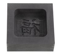 Healvian High Purity Graphite Crucible for Melting Metal with High Temperature Resistance, Square Shape Graphite Mold Suitable for Industrial Use and Welding