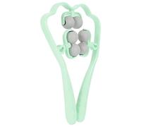 Healvian Hip Hook Neck Massage Roller Neck and Shoulder Shiatsu Deep Tissue Trigger Point Manual Self Muscle Massage Tool with Balls for Self Muscle Tension Relief Scalp Massager Green Arm Massager