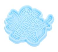 Healvian Holographic Blue Silicone Graduation Cap Keychain Mold for DIY Crafts, Resin Casting Mould for Pendant Making, Graduation Season Jewelry Craft Supplies