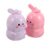 Healvian Hue Altering Lipstick and Moisturizing Lip Balm 2pcs Cute Bunny Shape Hydrating Nourishing Lip Care for Women and Teen Girls