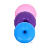 Healvian Inflatable Donut Yoga Ball Chair with Pump for Classroom Balance and Stability Training Soft Exercise Ball Cushion for Pilates Sensory Coordination and Fitness