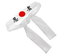 Healvian Japanese Samurai Headband Wide Karate Headband for Women Decorative Chef Accessory for Martial Arts Practice and Cultural Parties