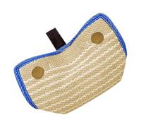 Healvian Jute Dog Bite Training Tug Pillow with Handle for Dogs | Safe Interactive Sessions, Improves Bite Strength, Home Use and PET Training Centres, Medium to Large Dogs