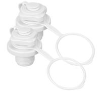 Healvian Kayak Air Valves 2pcs Plastic Replacement Parts Quick Inflate Function for Inflatable Boats