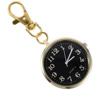 Healvian Keychain Pocket Watch for Middle-Aged and Elderly Unisex Hanging Watch Numbers Key Buckle Design Accurate Timekeeping for Easy Reading The Dark