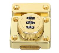 Healvian Keyless Cabinet Password Latch Mechanical Combination Lock Punch-Free Installation for Wardrobes Drawers and Cupboards Security Anti-Theft Locker Combination Lock