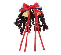 Healvian Kids Ponytail Extension: Twisted Hair Extension - Synthetic Hairpiece With Bow - Twists Hairstyles Hairpiece for Black Girls