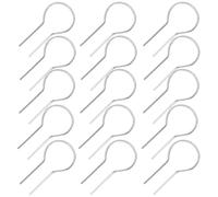 Healvian Kiln Hanging Burning Needles 100Pcs Small R-Shaped Pins Heatproof Pottery Tools for Ceramic Firing Crafts