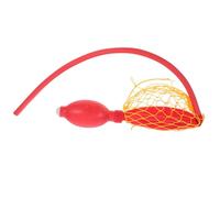 Healvian Lab Double Bulb Rubber Squeeze Inflation Ball Valve, Dual Pressure Air Bulbs for Laboratory Sampling and Accurate Measurements