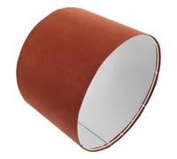 Healvian Lampshade Features for Linen and Table Drum Lamps Floor Brown with Easy Assembly and Light Diffusing, Elegant Timeless Design for Living Room Bedroom and Study