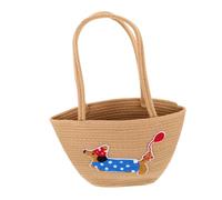 Healvian Large Knitted Tote Bag with Breathable Straw Elements Adjustable Padded Shoulder Strap and Natural Cotton Texture for Womens Summer Beach Vacation Shopping and Outdoor Fashion Use
