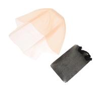 Healvian Latex Bald Cap for Adults with Net, Realistic Bald Head Wig Cap for Film, Cosplay and Halloween Makeup Accessory, Small Size Monk and Nun Style