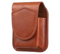 Healvian Lighter Protective Sleeve Portable Cigarette Lighter Cover Compact Storage Case Small Leather Pouch for Travel and Everyday Use