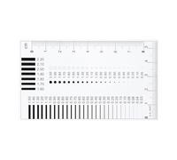 Healvian Line Measurement Ruler and Diameter Defects Measuring Tool for Sec Measurement Transparency Flaw Detection in Quality Control