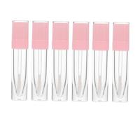 Healvian Lip Glazes Tubes Refillable Bottles 6Pcs 9Cm Plastic Easy to Carry Convenient to Use for Professional Makeup Artists and Beginners to Keep Your Desk Cleaner