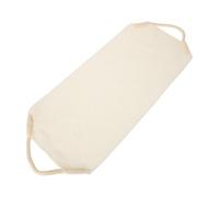Healvian Long Stretchable Exfoliating Body Scrub Towel Beige for Shower and Bath, Back-pulling Bathing Tool Scrubber Texture, Suitable for Men and Women Body Wash Care