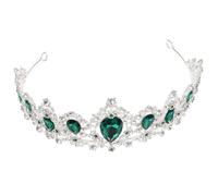 Healvian Luxury Wedding Bridal Tiara Gems for Women Royal Tiara Crown Headpiece Accessory