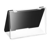 Healvian Magnetic Eyeshadow Palette Holder Empty Makeup Tray Lid Black Base Magnetic Eyeshadow Container Organizer for Travel and Daily Use