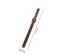 Healvian Magnetic Long Handle Shoe Puller Shoehorn for Elderly and Pregnant Women Beech Wood Shoe Lifter with Smooth Polished Surface Black Walnut Color Easy Use Without Bending Down