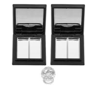 Healvian Makeup Travel Palette Empty Pans Refillable for Eyeshadow and Lipstick Storage for Diy Cosmetic Organization The Go