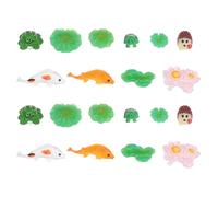 Healvian Mediterranean Style Micro Landscape Ornament Resin Decorative Figurines with Creative Appearance Design for Outdoor Garden and Bookshelf Display, Excellent Workmanship