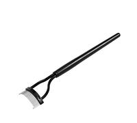 Healvian Metal Eyelash Comb with Curved Teeth for Mascara Clump Removal and Eyebrow Grooming Ergonomic Black Makeup Brush Tool for Precise Lash Separation and Natural Finish